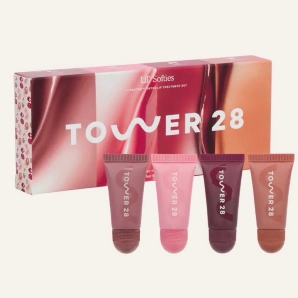 Tower 28 LipSofties Lip Treatment Set BNIB SOLD OUT 4-Piece Mini Set - Picture 1 of 2